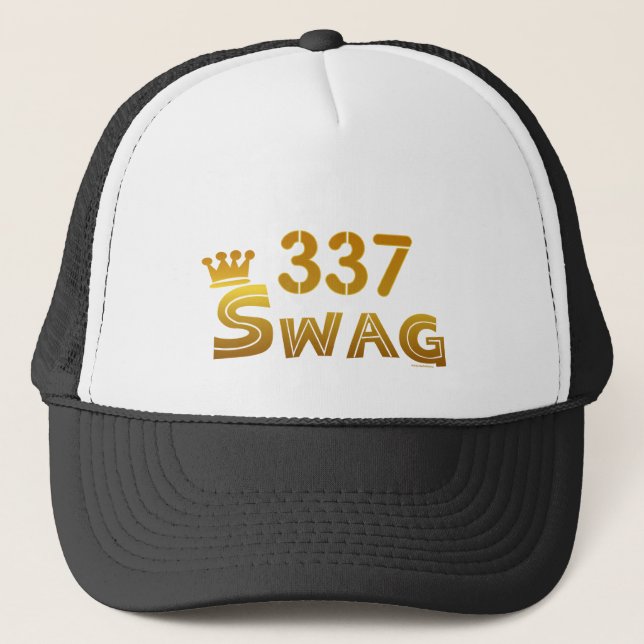 337 Louisiana Swag Truckerkappe (Vorderseite)