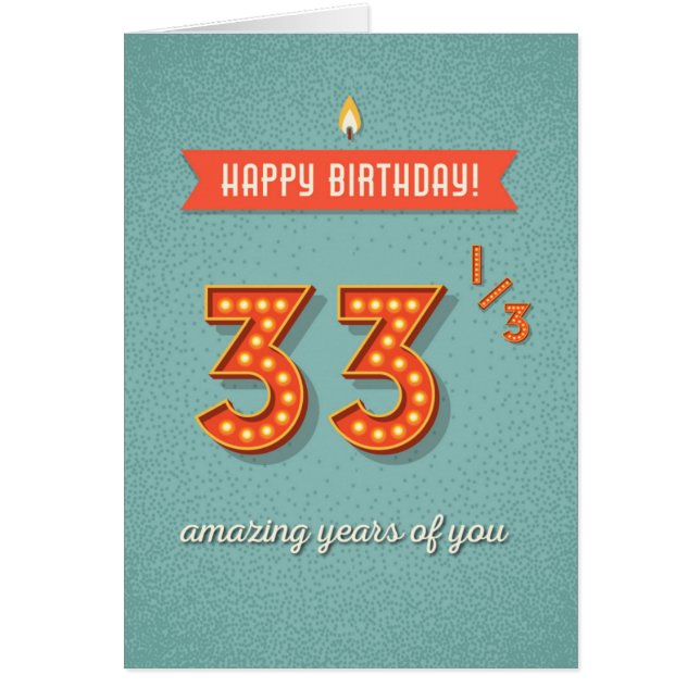 33 1/3 fantastische Jahre (Vorne)