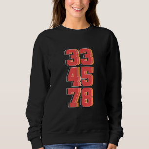 33 45 78 LP Schallplattensammler Sweatshirt