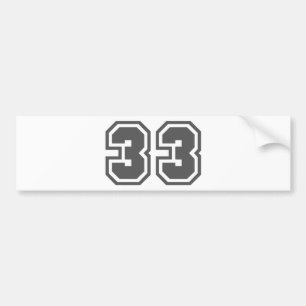 33 AUTOAUFKLEBER