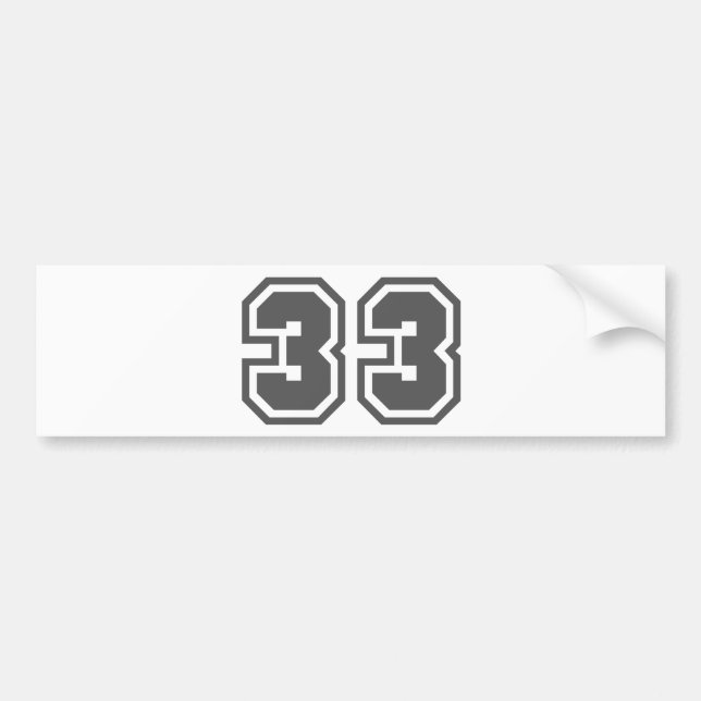 33 AUTOAUFKLEBER (Vorne)