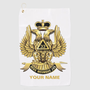 33 DEGREE MASON Golf Handtuch