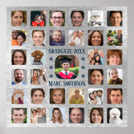 33 Fotos für die Personalisierung des Graduationsp Poster