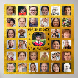 33 Fotos für die Personalisierung des Graduationsp Poster