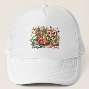 33. Geburtstagsgarten-Geschenk Hut für Pflanzenlie Truckerkappe