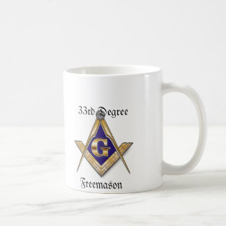 33. Grad-Freimaurer-Weiß-Tasse Kaffeetasse