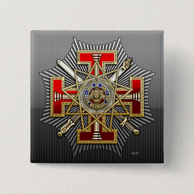 33. Grad: Generalinspektor Button (Vorderseite)