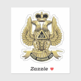 33 Grad Mason Aufkleber