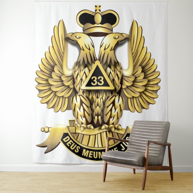 33 Grad Mason Tapestry Wandteppich (Beispiel)