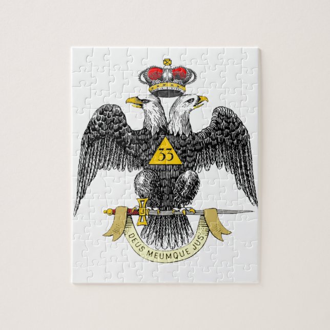 33. Grad-schottisches Ritus-Schwarzes Eagle (Vertikal)