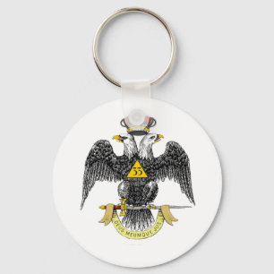 33. Grad Scottish Rite Black Eagle Schlüsselanhänger