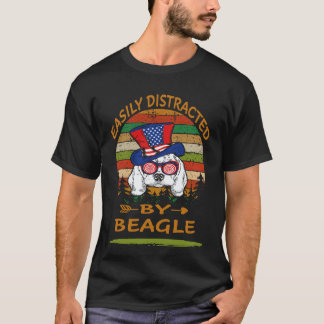 33 Leicht Ablenkbar Durch Beagle T-Shirt