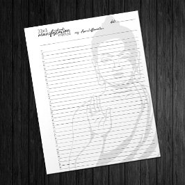 33x3 Manifestationsmethode,Buddha Gesetz der Anzie Notizblock