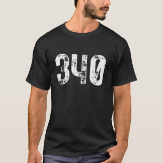 340 Area Code Jungfrau Islands Mobilfunkbereich T-Shirt