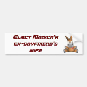 3466028847, wählen Monica die Ehefrau ExFreunde Autoaufkleber