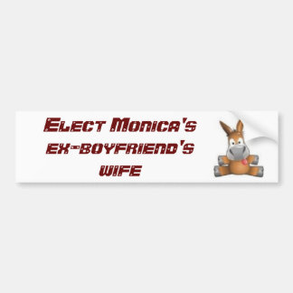 3466028847, wählen Monica die Ehefrau ExFreunde Autoaufkleber