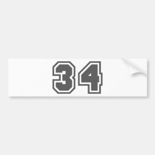 34 AUTOAUFKLEBER