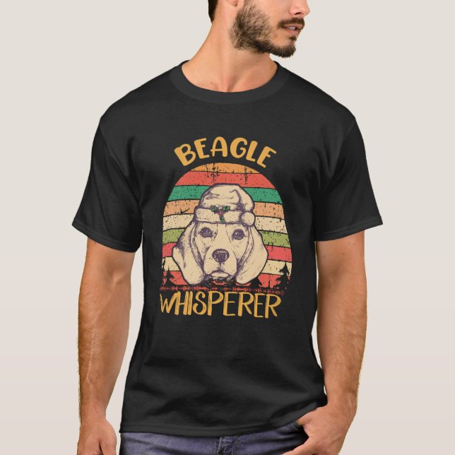 34 Beagle-Flüsterer Beagle T-Shirt (Vorderseite)