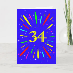 34. Birthday Explosion Card Karte