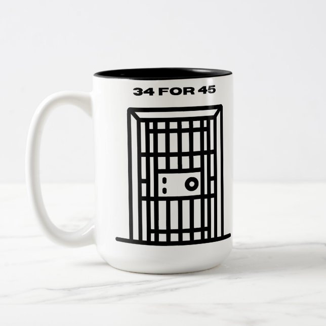 34 für 45 zweifarbige tasse (Links)