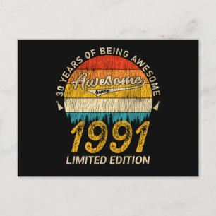 34 Jahre alte Geburtslegende 34. Geburtstagsgesche Postkarte