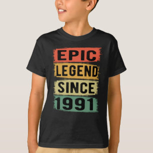34 Jahre alter Tag Epische Legende 34. Geburtstags T-Shirt