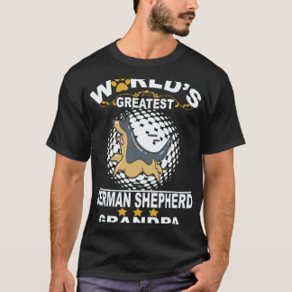 34 Weltbesten Deutschen Schäferhund-Opa Deutsch T-Shirt