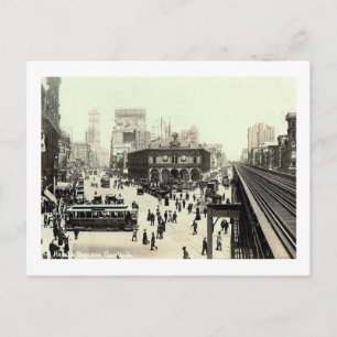 34th St., Herald Square, New York City Vintage Postkarte