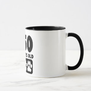 350 Hundejahre alt Tasse