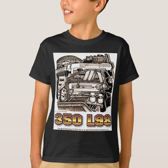 350 L98 Korvette Motor T-Shirt (Vorderseite)
