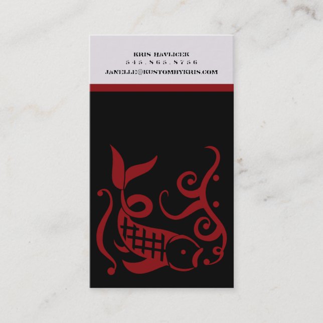 350 ml [rouge] Carte de visite (Devant)