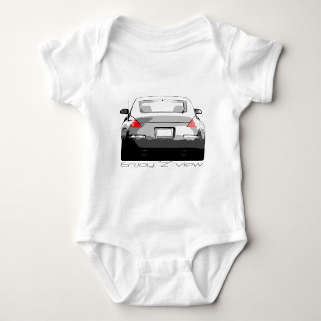 350Z "Enjoytheview. " Baby Strampler (Vorderseite)