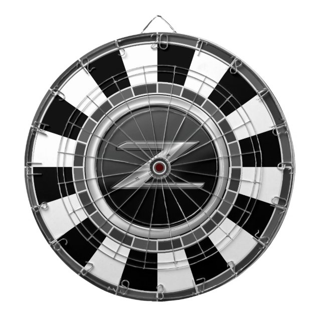350Z nummeriertes Dartboard Dartscheibe (vorne)