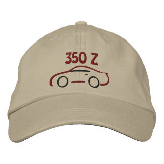 350Z Red Black Stitch Embroidered Cap Bestickte Baseballkappe