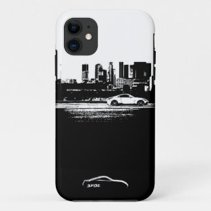350Z Rolling Shot mit dem Logo "Weißer Pinselstric iPhone 11 Hülle