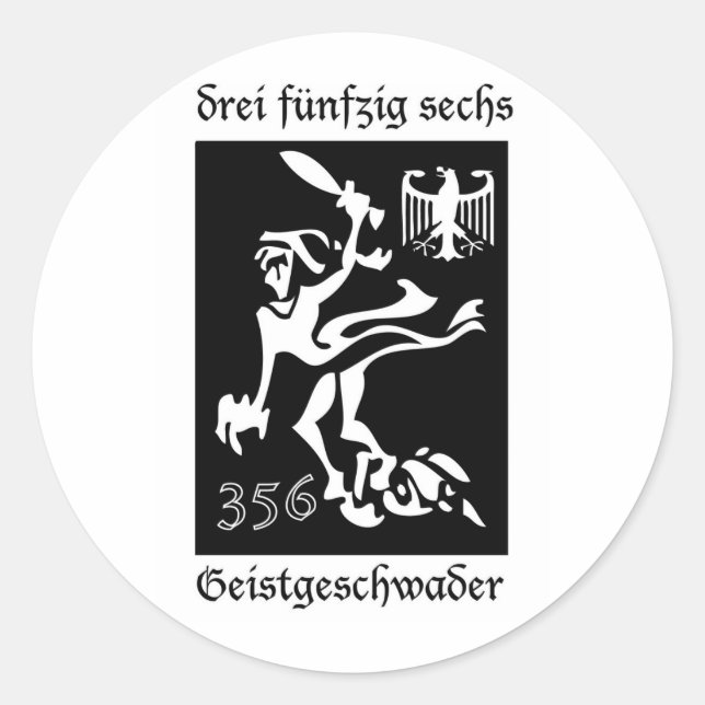 356 Geist Geschwader Aufkleber (Vorderseite)