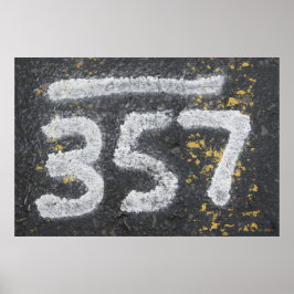 357 Mason's and Angel Number Poster