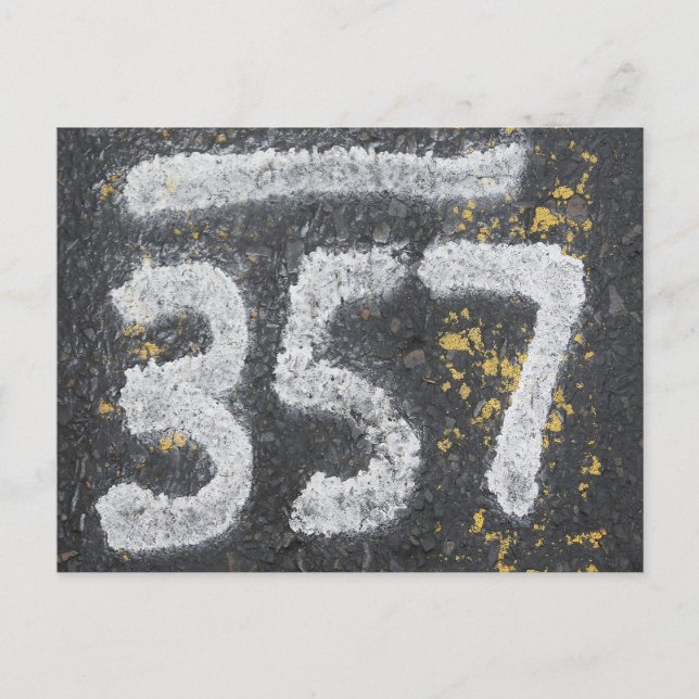 357 Mason's and Angel Number Postkarte (Vorderseite)