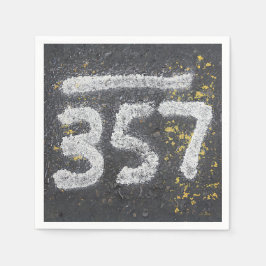 357 Mason's and Angel Number Serviette