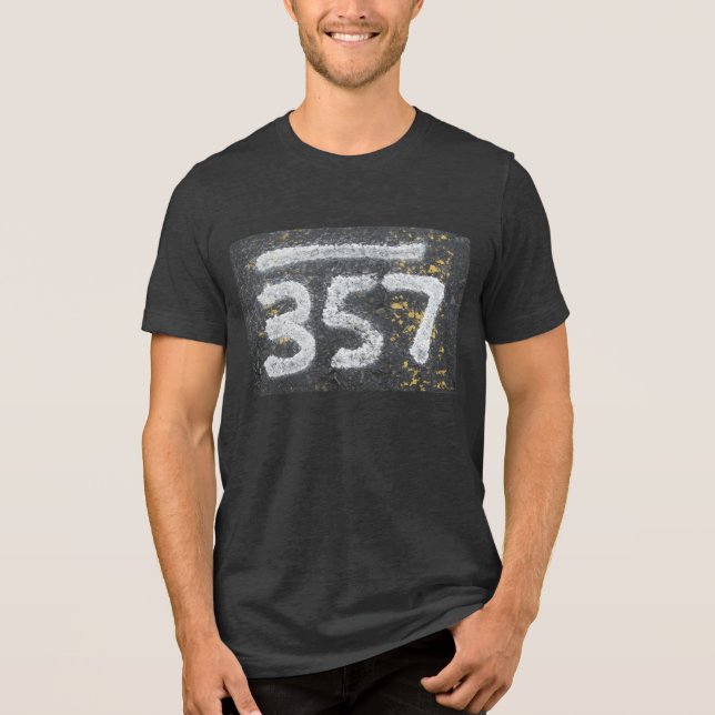 357 Mason's and Angel Number Tri-Blend Shirt (Vorderseite)