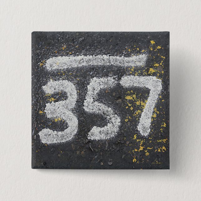 357 Maurers und Engelszahl Button (Vorderseite)