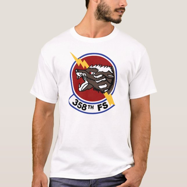 358th Kämpfendes Geschwader T-Shirt (Vorderseite)