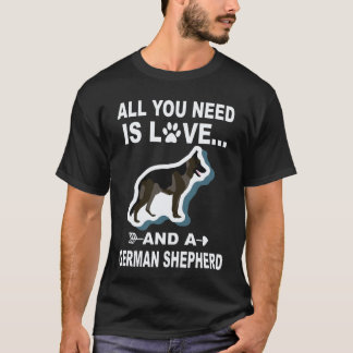 35 Alles was du brauchst ist Liebe und ein Deutsch T-Shirt