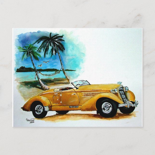 '35 Auburn Classic Postkarte (Vorderseite)