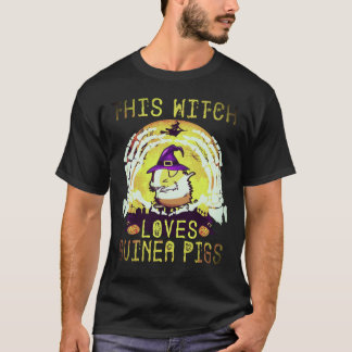 35 Diese Hexe liebt Meerschweinchen Halloween T-Shirt