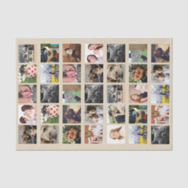35 Foto-Collage Seidenpapier