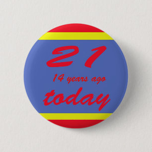 35. Geburtstag Button