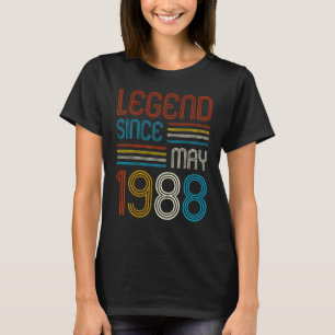 35. Geburtstag für Legend Seit Mai 1988 35rd Birt T-Shirt