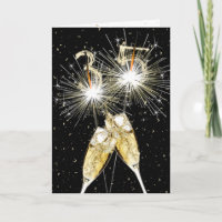 35. Geburtstag Sparklers und Champagner Toast
