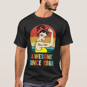 35. Geburtstagsdekoration Phantastisch seit 1988 3 T-Shirt